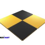 Interlocking EVA Yellow and Blac 1mx1mx20mm and 40mm